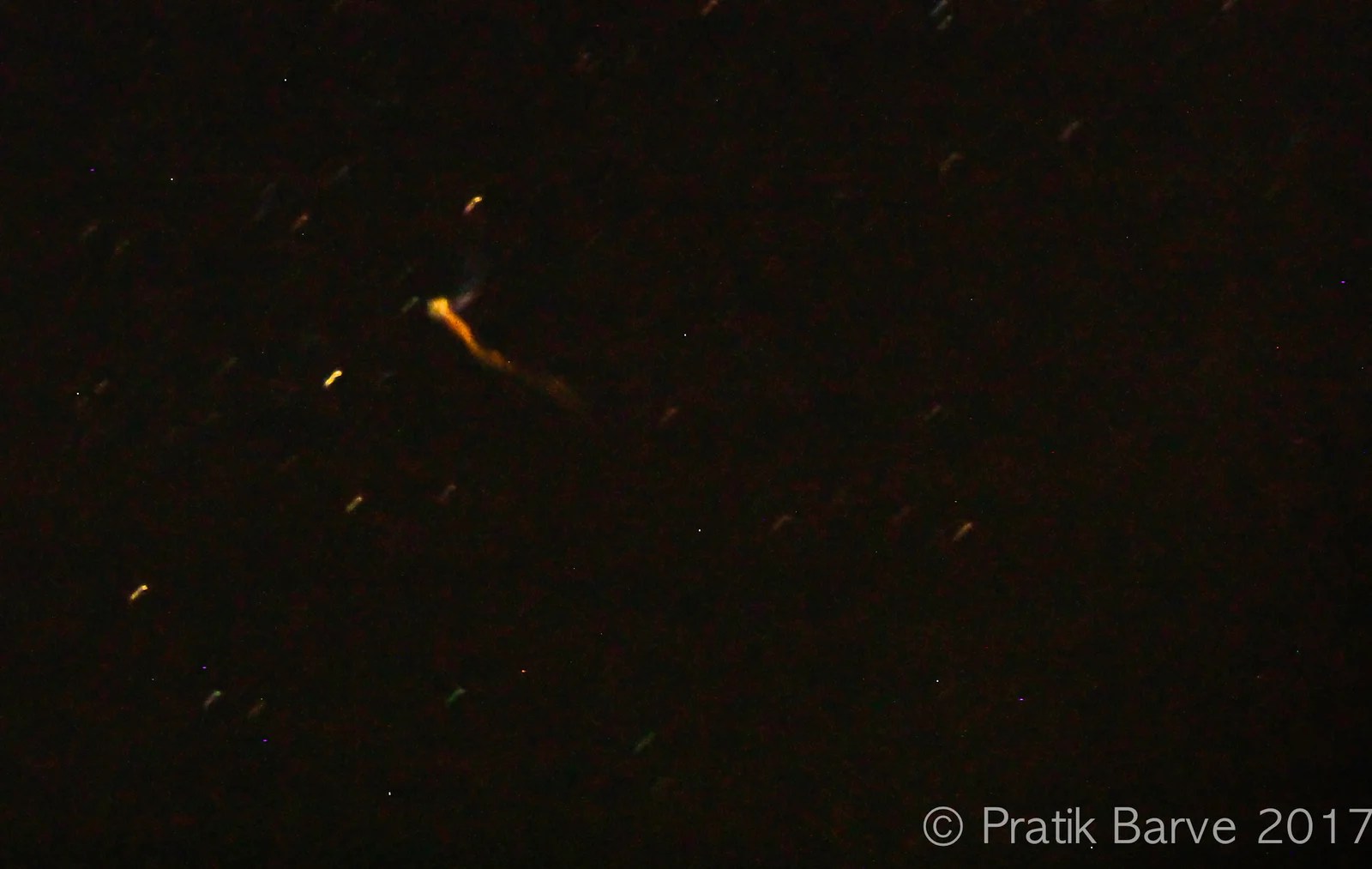 Leonid meteor shower